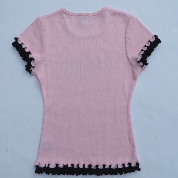 IdanceUcheer Top Girls Shirt I Dance You Cheer XLarge Kids t-shirt Pink NEW - Picture 15 of 15